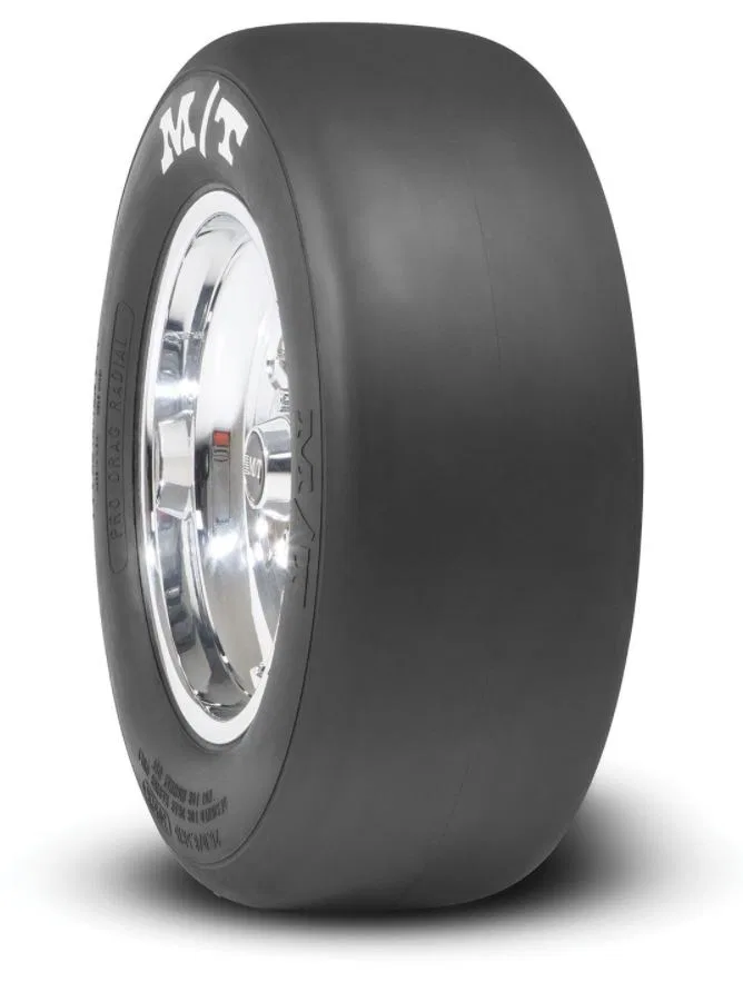 250823 – M.T. DRAG Tire, P31.25 x 12.20R15W Drag Race Use Only Steel Belted Radial R1 Medium Soft Compound Special Fo...